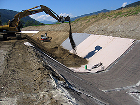 Waterproofing and erosion control in the event of flooding