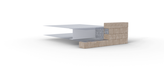 Fortrac Block Structure - Various concrete block designs - Huesker Bauprojekte