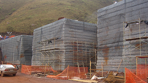 HUESKER's Geosynthetic Reinforced Structures Steep slope solutions: HUESKER's geosynthetic reinforced structures for mining and quarrying projects