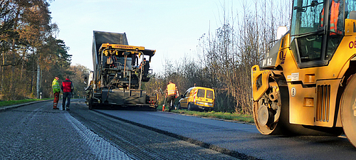 Efficient Road Construction with Resilient Roller and Termachine Production of resistant road with roller and termachine