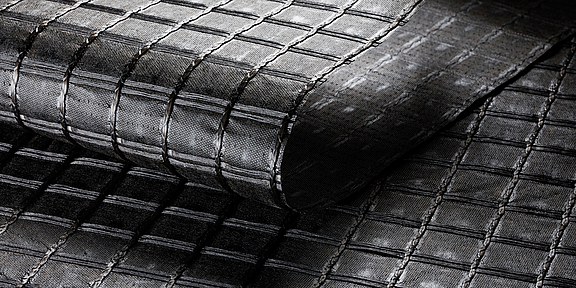 HaTelit C - Flexible and durable grid for asphalt layer reinforcement HaTelit C reinforcement mesh made of high-modulus polyester yarns from HUESKER