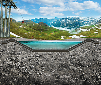 Water storage optimized: Tektoseal® Clay as a waterproof barrier