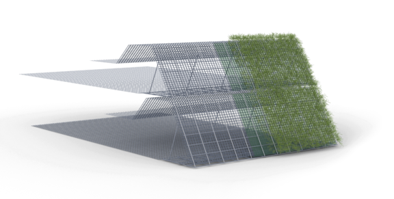 Steep Slopes in Fortrac Nature Reserve Fortrac Nature steep slopes