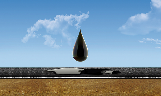 Tektoseal Active AS Groundwater protection: Tektoseal Active AS prevents contamination by oil and pollutant absorption in the soil