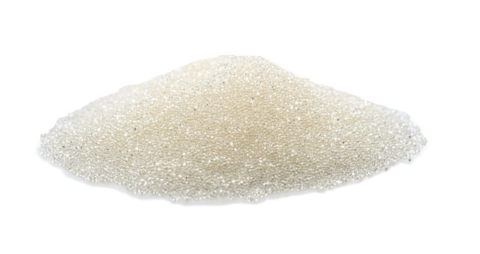 Detailed view of the ion exchange resin in Tektoseal® Active PFAS Ion exchange resin in Tektoseal® Active PFAS in focus