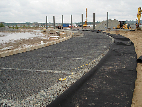 Implementation of the brown coal remediation project for a future lake.