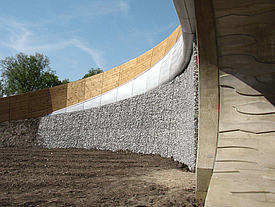 Stability and aesthetics: Fortrac gabion system solutions for different structures