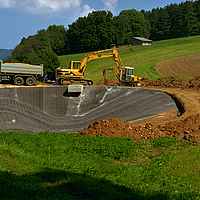 Sealing of rainwater retention basins: protection against changing water levels