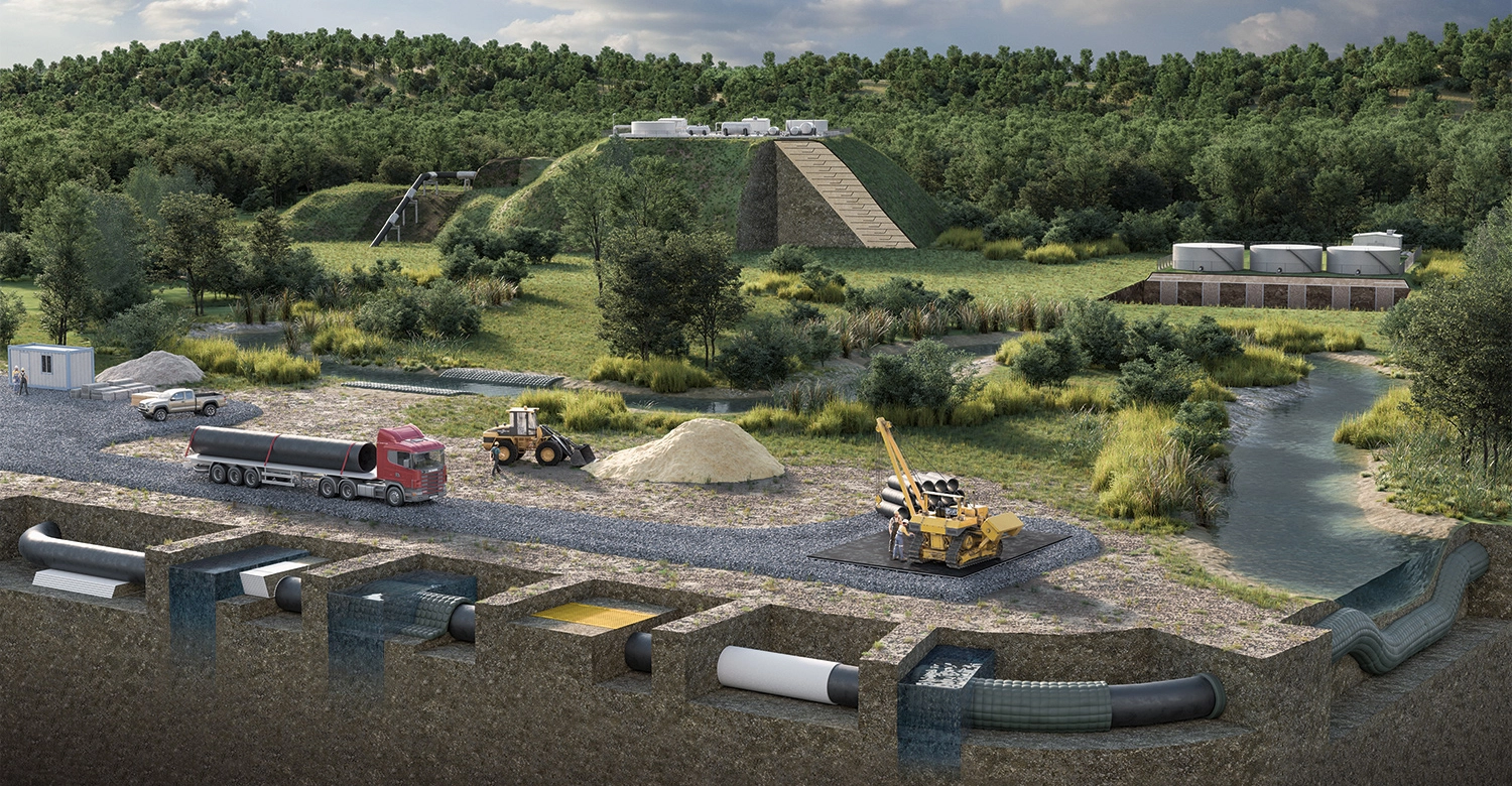 Our solutions for pipeline construction and pipelines Large overview of our solutions for pipeline construction and pipelines
